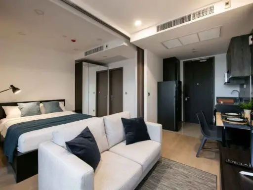 Condo for rent, Ashton Chula-Silom, 26th floor, clear view, fully furnished, ready to move in, good location, don't wait, book now!!