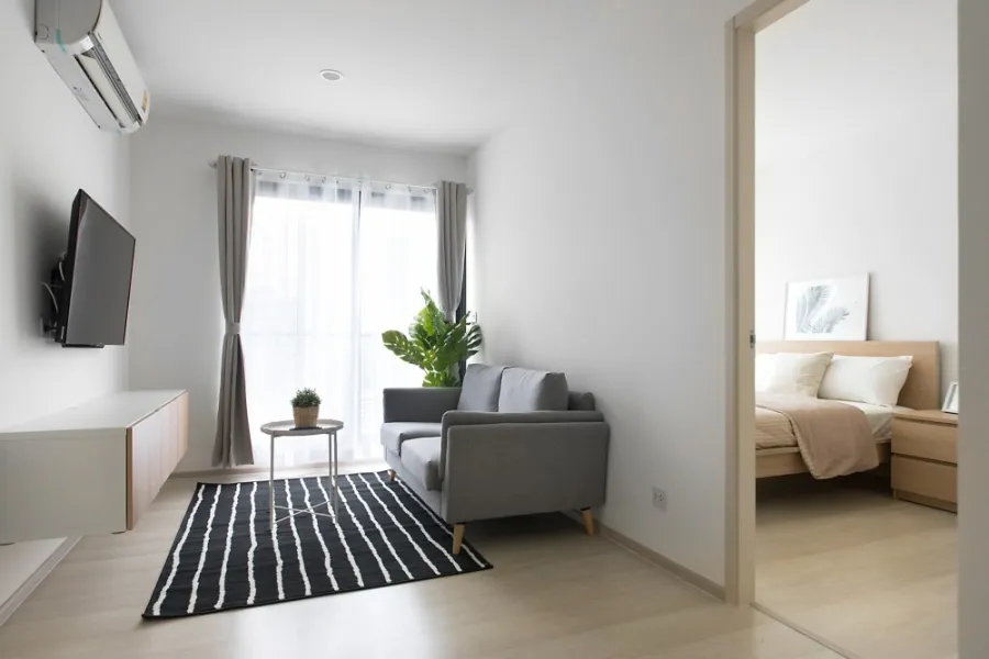 Condo for rent / saleLife Asoke, beautiful room, fully furnished, ready to move in. Don't miss it.
