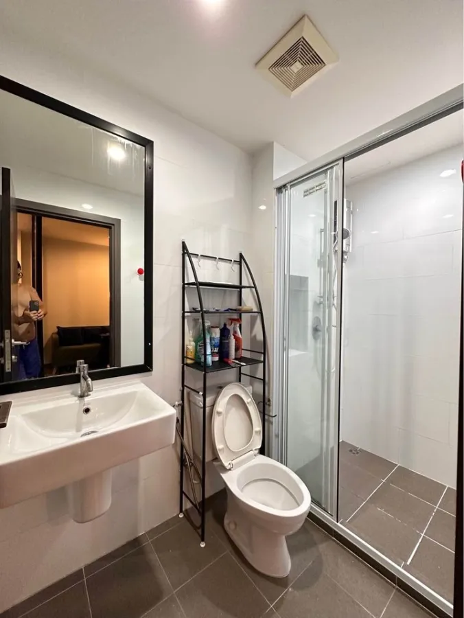 For rent คอนโดเดอะ เบส พาร์ค อีสท์ ห้องแต่งน่าอยู่ เฟอร์ เครื่องใช้ไฟฟ้าครบ ลากกระเป๋าเข้าอยู่ได้เลย