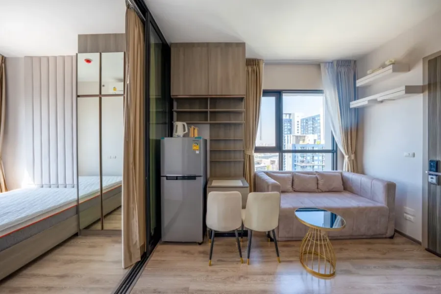 ให้เช่า Knightsbridge Prime On-nut ห้องอยู่ชั้น 30 สูงมากๆ ได้วิวเมืองเริ่ดๆ ห้องหัวมุมเงียบสงบสุดๆ แบบนี้ต้องจอง