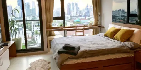 ให้เช่า Rhythm Sukhumvit 36-38 ห้องน่าอยู่ เฟอร์ฑร้อ จองเลย