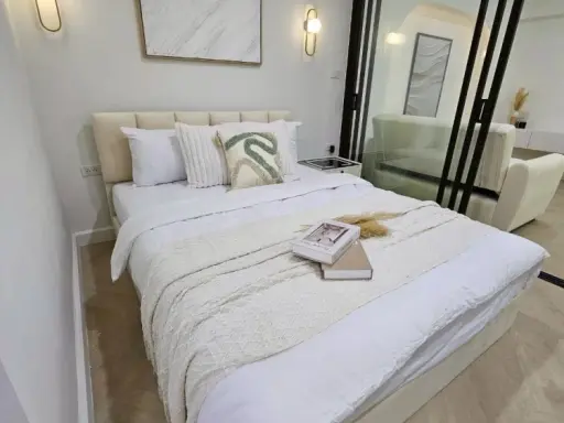 Ratchada City Condo for sale, spacious room, fully furnished + appliances, reserve now.