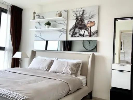 Condo for rent, Rhythm Sukhumvit 42, beautiful room, ready to move in, garden view, 10th floor, don't wait !!
