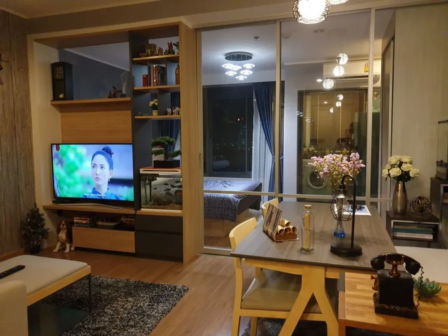 Condo for sale, rent, U Delight Residence Riverfront Rama 3, built in entire room, river view, very beautiful, book now.