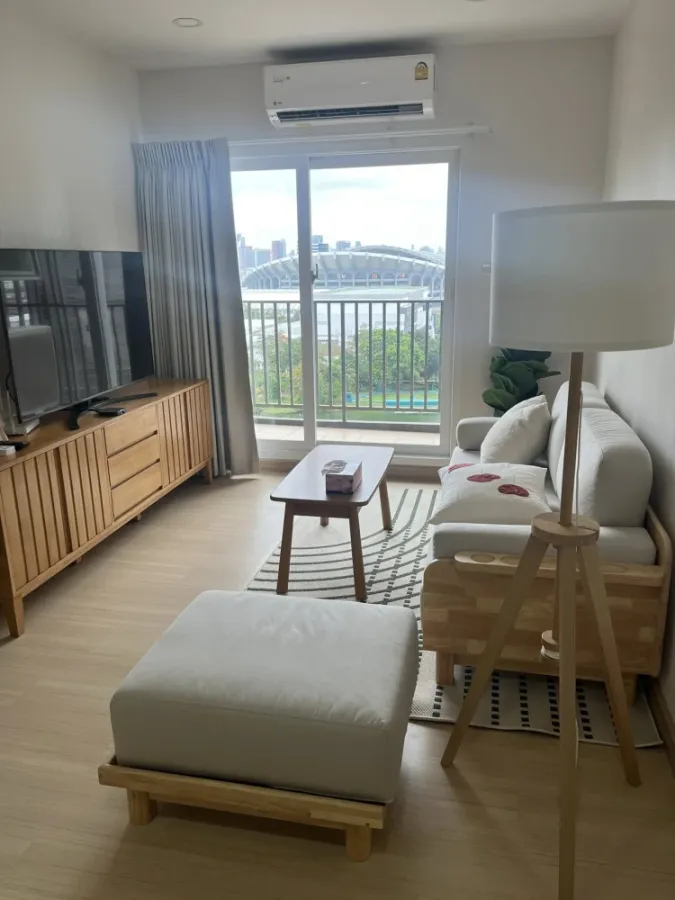 Condo for rent Supalai Veranda Ramkamhaeng, ready to move in, spacious and comfortable, high floor, fully furnished, book now+++