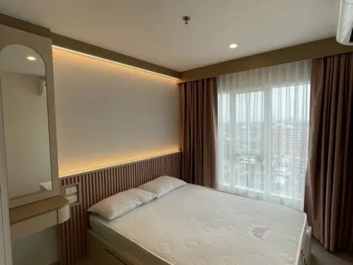 For rent Regent Home Bangna, a beautifully decorated room, well-built-in, I must say that if you miss out, you will regret it.