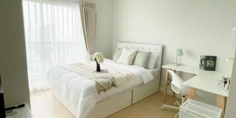 ให้เช่าคอนโด เมโทร สกาย วุฒากาศ ห้องโทนขาว สะอาดตา ราคาละมุนใจ ครบจบที่เดียว อย่าพลาดเลย