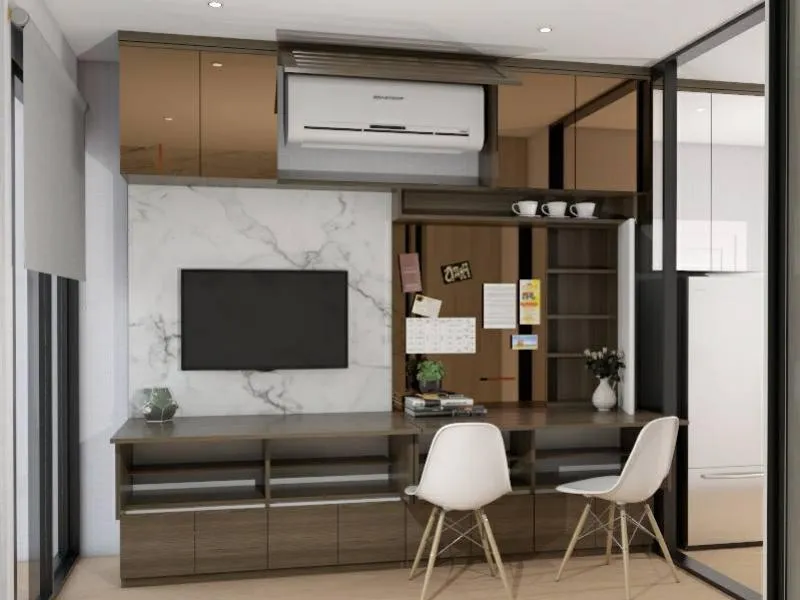 มาแล้วห้องใหม่ Ciela ศรีปทุมห้องสตู เฟอร์นิเจอร์ครบ built in ทั้งห้อง สวยมากๆ หมดแล้วหมดเลยน้า