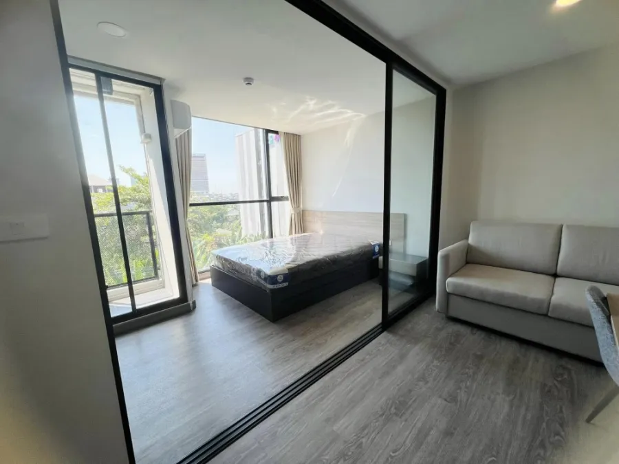Condo for rent, FLEXI Sathorn - Charoennakorn, room partitioned into proportion perfectly divided zones with full facilities