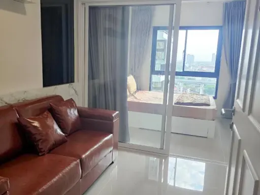 For rent: The Parkland Phetkasem-Thapra, 17th floor, fully furnished, nice to live in, book now.
