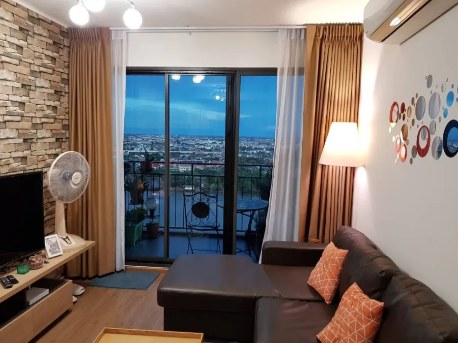 ให้เช่า U Delight Residence Riverfront Rama 3 ชั้น 24 วิวแม่น้ำ แต่งครบ น่าอยู่ สนใจจองเลย