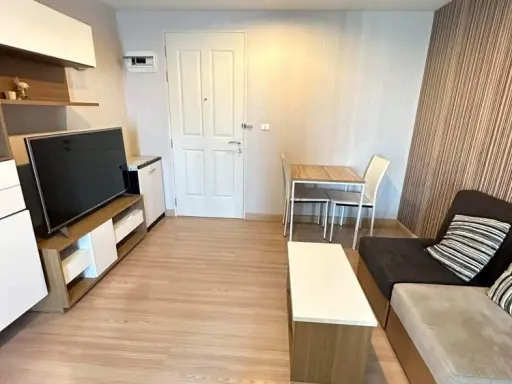 For rent, The Niche ID Rama 2, room decorated with beautiful walls, ready to move in, just carry one bag and move in.