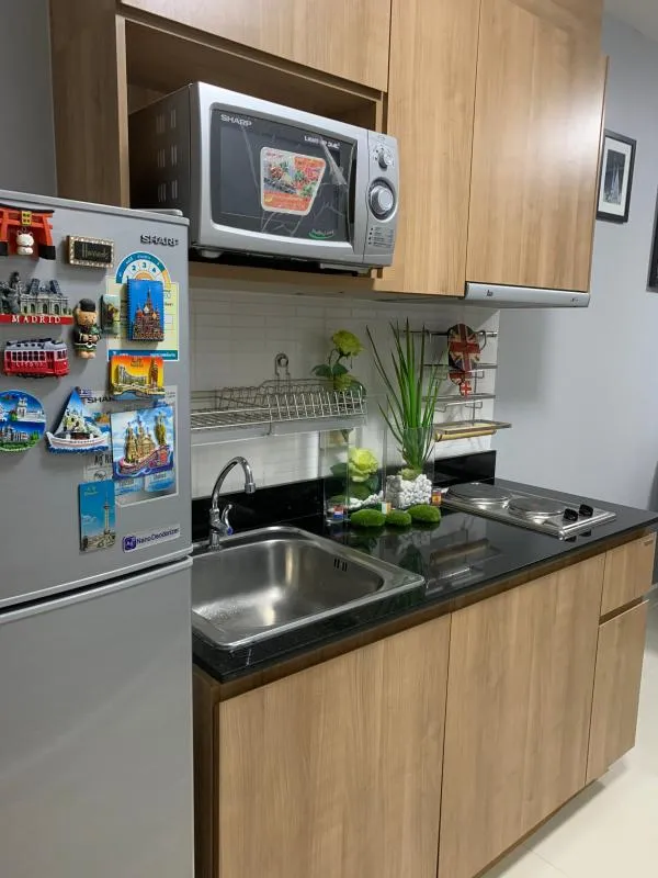 Selling cheap!!! Very high floor, fully furnished, built-in furniture, with electrical appliances, north for sale, Ideo ladprao 5