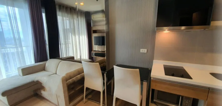 Condo for rent, Rhythm Sukhumvit 50, garden view, not hot, fully furnished, ready to move in, good price, don't miss it!!