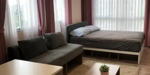 ขาย ห้องมุมขนาดใหญ่ที่สุด D Condo Campus Rangsit ชั้น 7 1 นอน 1 น้ำ ห้องเงียบสงบ พร้อมอยู่ รีบด่วน!