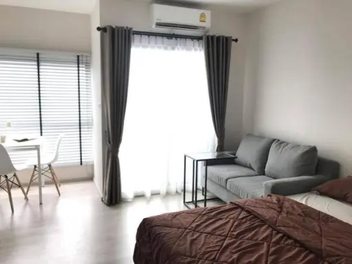 Plum Condo Central Station ห้องสตูดิโอ ตู้เสื้อผ้า Build-in เฟอร์ครบพร้อมอยู่ สนใจด่วนๆเลยน้าา