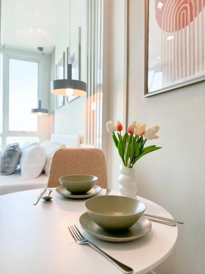Sell Grene Chaengwattana, beautiful room, modern style Fully built-in, great view, you won't be disappointed after booking.