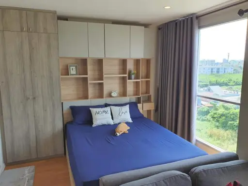 Condo for rent, Lumpini Place Bangna Km.3, built-in decoration, more storage, ready to move in. Urgent booking !!