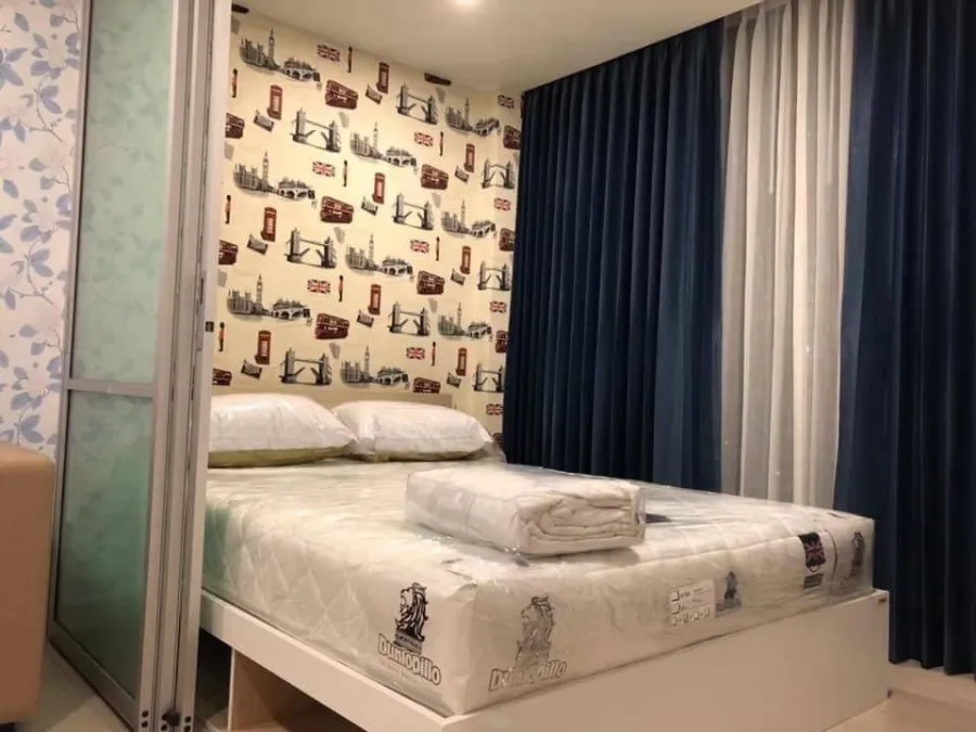 For rent The cube Nawamin- Raminthra ห้องติดวอลเปเปอร์ทั้งห้อง ราคาคุ้ม คุณต้องห้ามพลาด