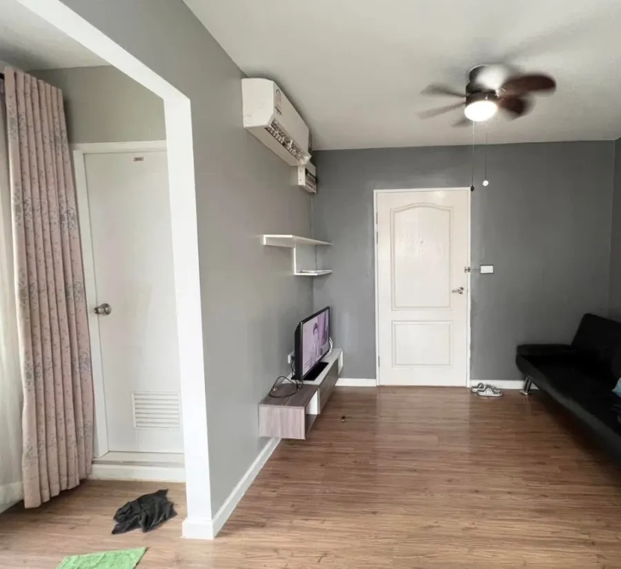 For rent, I Condo Salaya, 7th floor, large room, fully furnished, don't just look.