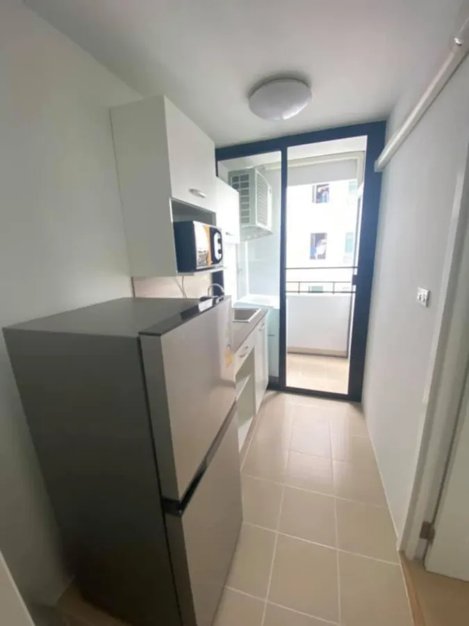 For rent, Plum Condo Phahon Yothin 89, Phase 1, private corner room, quiet, furniture in the room, carefully selected, urgently