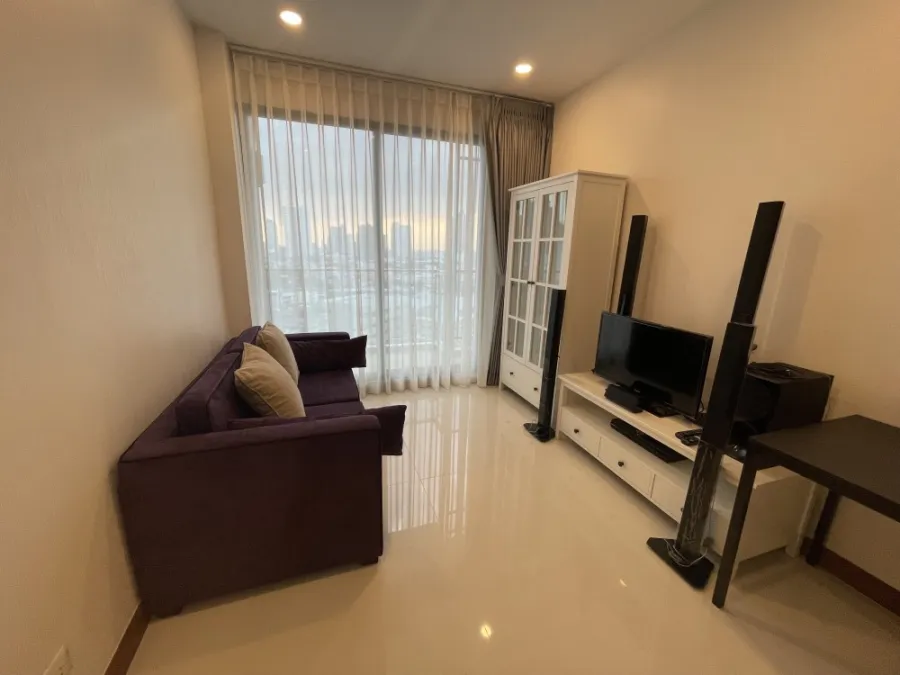 Condo for rent, Supalai Premier Charoen Nakhon, new room, fully furnished, complete electrical appliances, next to the train, book now