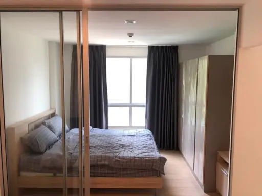 Condo for rent, The Niche ID Seri Thai, fully furnished, ready to move in immediately, very good price, don't miss it, urgent.