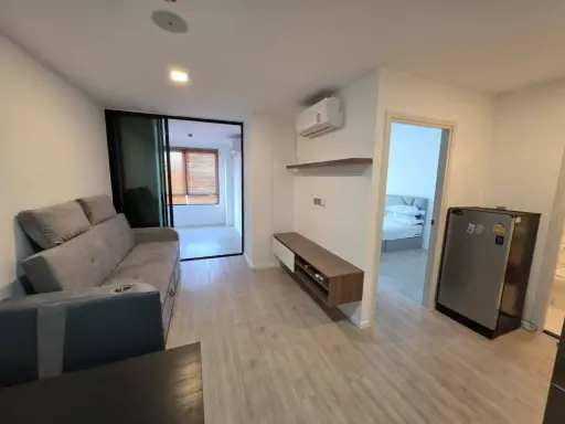 For rent: Atmoz Ladprao 71, 2 bedrooms (1 large, 1 small), 1 bathroom, fully furnished and ready to move in. You won't be disappointed if you book now