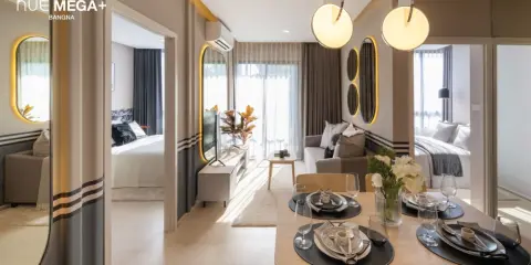 ขายดาวน์ โนเบิล นิว เมกา พลัส บางนา ชั้นสูง ห้อง 2 ห้องนอน ได้วิวสวย พร้อมอยู่ สนใจ จองเลย