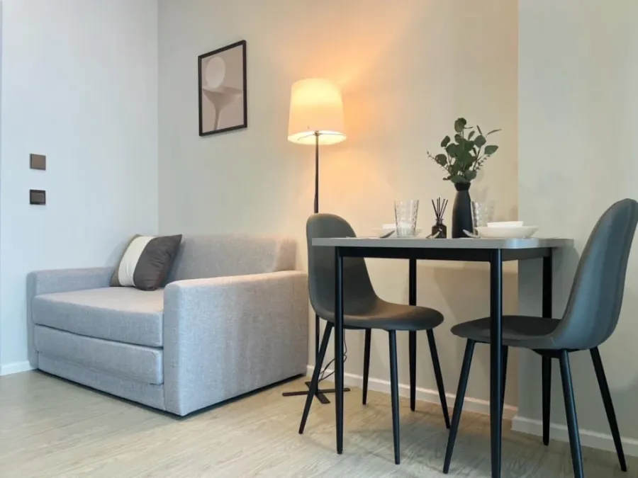 For rent: KAVE Pop Salaya, 4th floor, beautiful room, fully decorated, ready to move in immediately. Book now, don't wait.