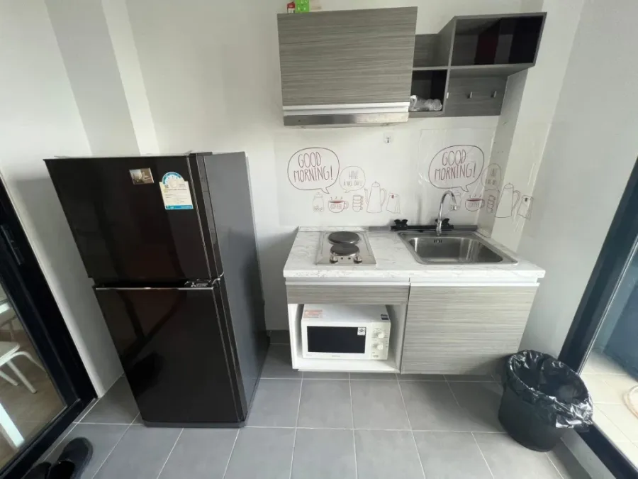 For sale: The Niche Mono Ratchavipha, high floor, city view, complete amenities, good price. Must reserve quickly like this.