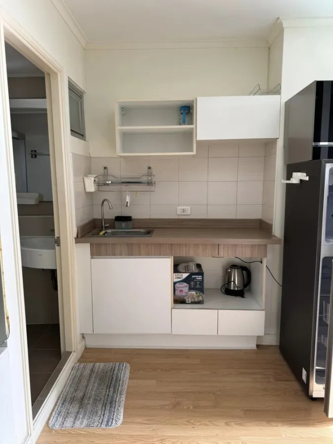 Condo for rent, Lumpini Ville Ratburana-Riverview, corner room, single bag, can move in, very good price.
