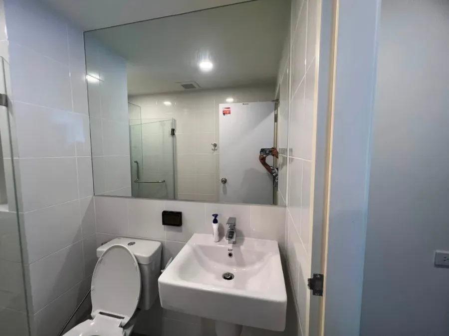 Condo for rent: The Origin Ramintra 83. The unit is partitioned into separate, clearly defined zones. Great value! Book now, don't miss out!
