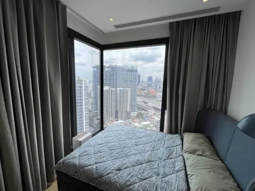 ให้เช่า แอชตัน อโศก-พระราม 9 ชั้น 31 บรรยากาศดีสุดๆ เตียงใหญ่นอนสบายมาก ห้องสะอาดน่าอยู่สุดๆ ด่วนๆ