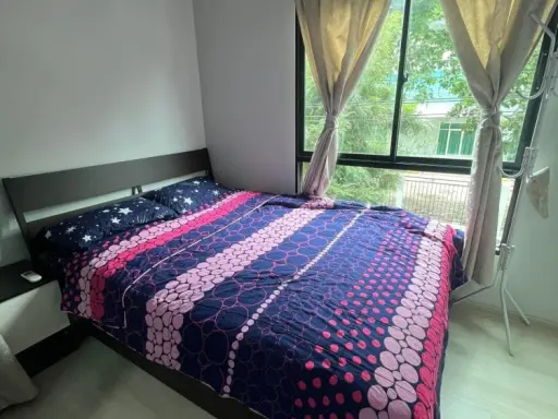 For rent: Unio Ramkhamhaeng-Serithai. The room is decorated with good style, ready to move in, divided into proportions. Don't just look and reserve n