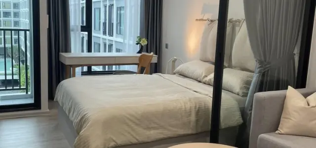 For rent Kave Seed Kaset ห้องแต่งพร้อมอยุ่ เฟอร์ เครื่องใช้ไฟฟ้าครบ พลาดแล้วจะเสียดาย images