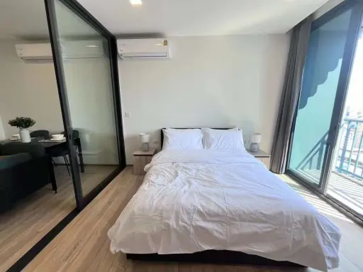 For rent: XT Phayathai, 17th floor, open view, pleasing to the eye, the room is divided into proportions, clean, livable, hurry and reserve it. images