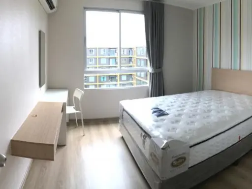ห้องขนาดใหญ่ กว้างขวาง สะดวกสบาย ตกแต่งน่าอยู่ ขนาด 40 ตร.ม. Condo U Campus-Ranrsit