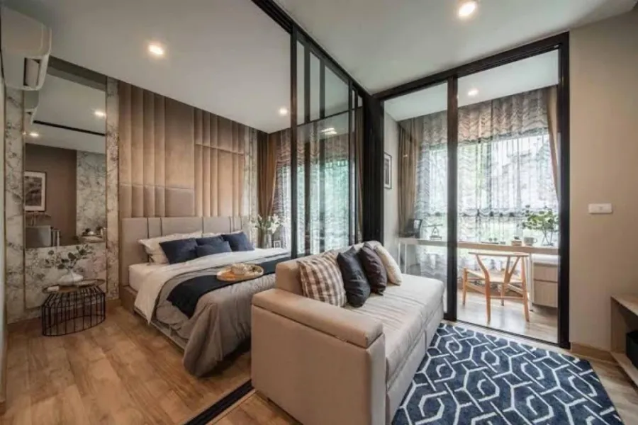 For sale: Niche Mono Charoen Nakorn, a nice room, good location, convenient transportation, comes with complete facilities. Reserve now!