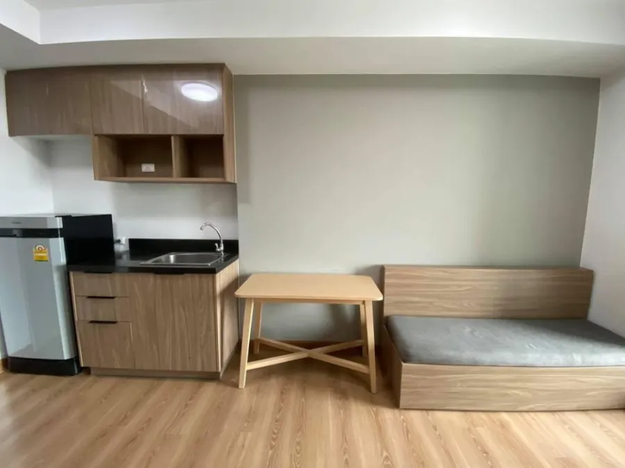 Condo for rent/sale, next to BTS Senanikom, Chapter One the campus Kaset, Building G, 8th floor, north, bang like this, don't miss it.
