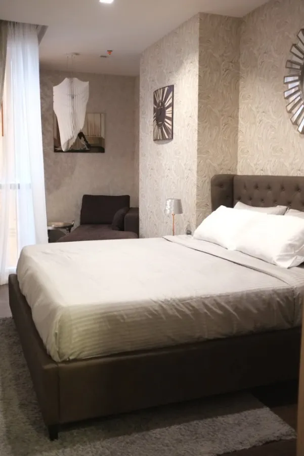 For sale, for rent, Condo The Line Ratchawithi, beautiful room, decorated, ready to move in, first come first served.