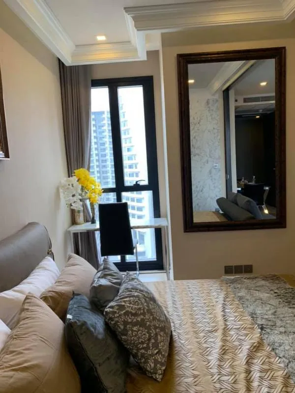 express!! Condo for rent, Ashton Asoke, project near the train, convenient transportation, fully furnished, ready to move in, don't miss !!