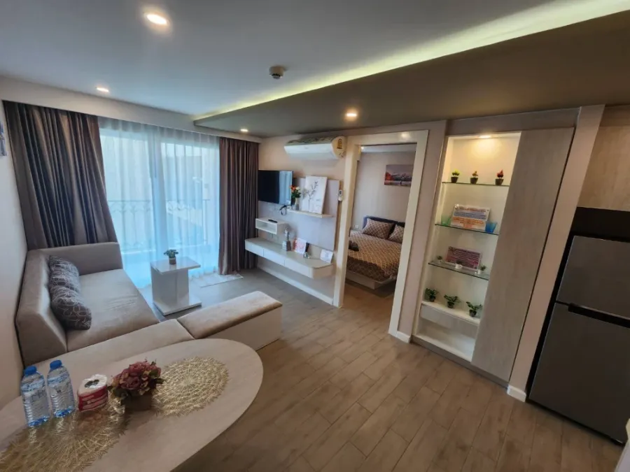 ขาย ให้เช่า Seven Seas Condo Resort Jomtien ห้องแต่งคุมโทน มาพร้อมเฟอร์ครบครัน จองเลย