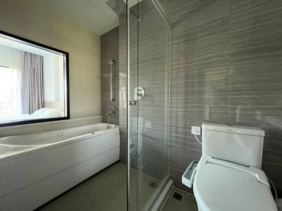 For rent KnightsBridge the Ocean Sriracha ห้องกว้างอยู่สบาย กั้นเป็นสัดส่วน พลาดแล้วจะเสียใจ