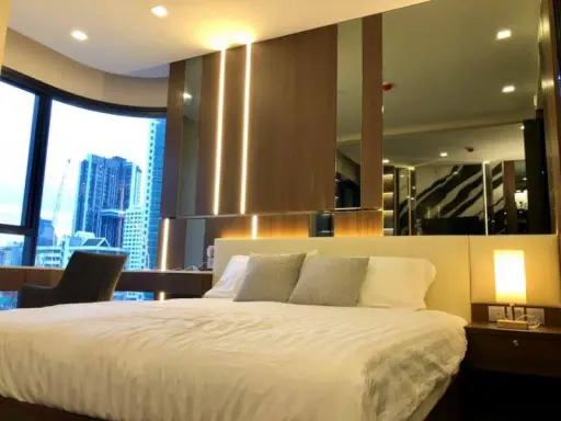 express!! Condo for rent, Ashton Asoke, corner room, curved glass, beautiful decoration, 16th floor, luxurious, ready, miss, will regret it!