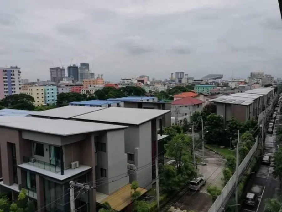 Condo for rent Lumpini Town Bodindecha-Ramkhamhaeng. The room is decorated and ready. Recently renovated, book now.
