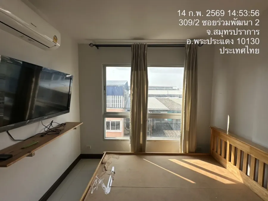 ขาย The Cache Rama 3 – Samrong 1 ห้องนอน 1 ห้องน้ำ มาพร้อมเฟอร์ครบครัน ติดวอลเปเปอร์ลายสวย จองเลย