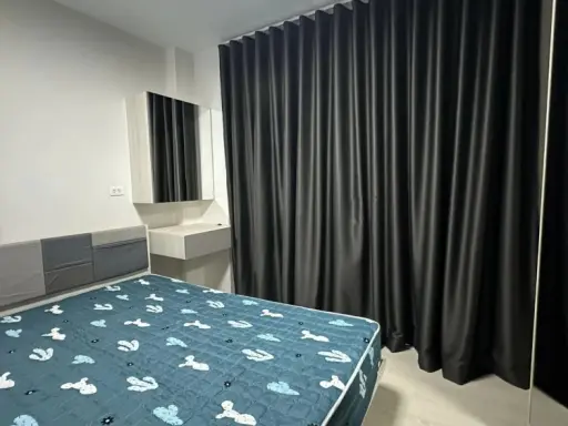 Condo for rent, Niche ID Serithai-Wongwaen Partition room, 8th floor, top floor, complete in one place, book now