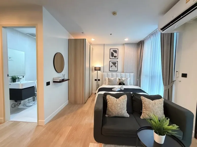ขาย ไอดีโอ รัชดา ห้วยขวาง ห้องสตูดิโอ ตกแต่งสวยปังอลังเวอร์ บอกเลยว่าต้องจอง