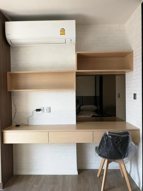 For rent คอนโด เคฟ ทาวน์ สเปซ ตึกB ชั้น5 เฟอร์นิเจอร์บิ้วอินครบ หิ้วกระเป๋าเข้าอยู่ได้เลยจ้า